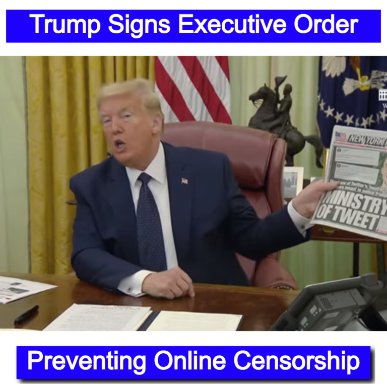 Trumps Executive Order Targeting Twitter and Facebook. #FreeSpeech